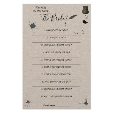 How Well Do You Know The Bride Game  Flyer