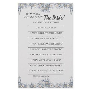 How Well Do You Know The Bride Game  Flyer