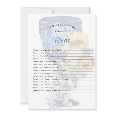 How Well Do You Know the Bride Shower