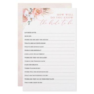 How Well Do You Know The Bride To Be