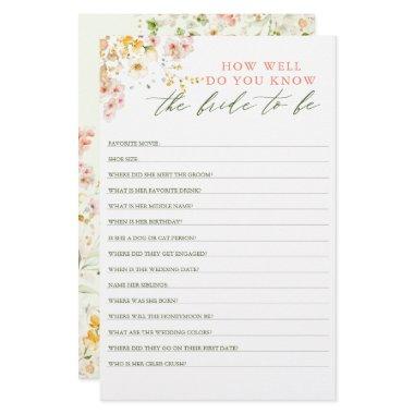 How Well Do You Know The Bride To Be