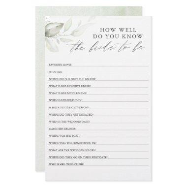 How Well Do You Know The Bride To Be