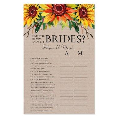 How Well Do You Know The Brides Sunflowers LGBTQ
