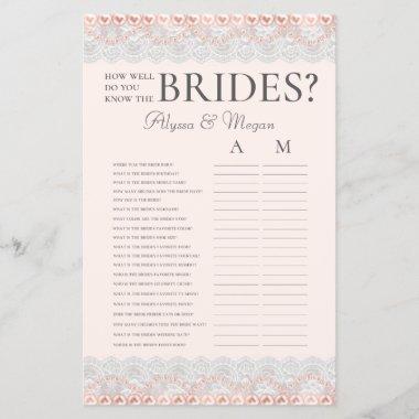 How Well Do You Know The Brides Vintage Blush LGBT