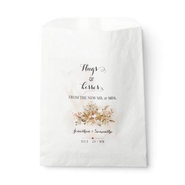 Hugs & Kisses from new Mrs Autumn Fall Eucalyptus Favor Bag