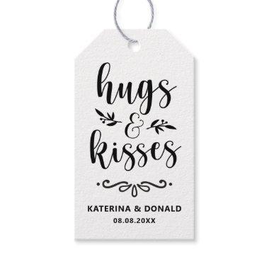 Hugs & Kisses Wedding | Bridal Shower Favor Gift T Gift Tags