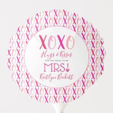 Hugs & Kisses (XOXO) Valentine's Day Bridal Shower Balloon