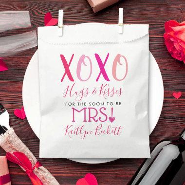 Hugs & Kisses (XOXO) Valentine's Day Bridal Shower Favor Bag
