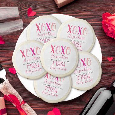 Hugs & Kisses (XOXO) Valentine's Day Bridal Shower Sugar Cookie