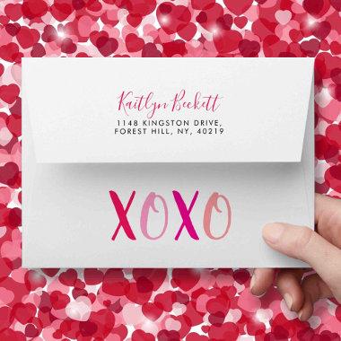Hugs & Kisses (XOXO) Valentine's Day Envelope
