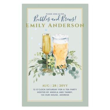 Humor Bubbles n Brews Beer Champers  Flyer