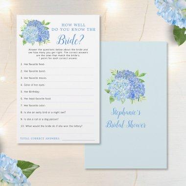 Hydrangea Blue Floral  Game