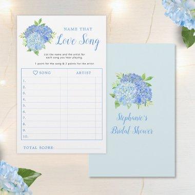 Hydrangea Blue Floral  Love Song Game