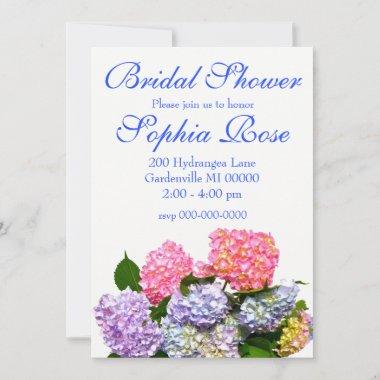 Hydrangea Bouquet - bridal shower Invitations