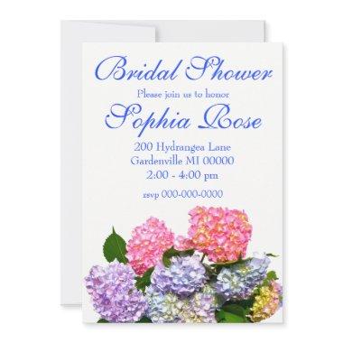 Hydrangea Bouquet - bridal shower Invitations