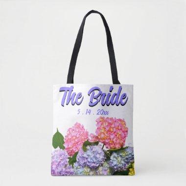 Hydrangea Bouquet, for the Bride Tote Bag