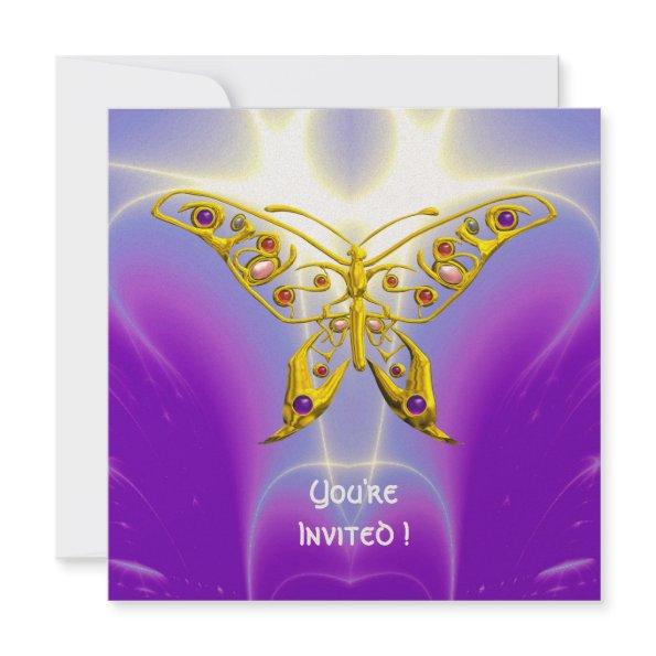 HYPER BUTTERFLY purple fuchsia violet champagne