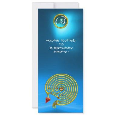 HYPER LABYRINTH ,Sapphire bright yellow blue