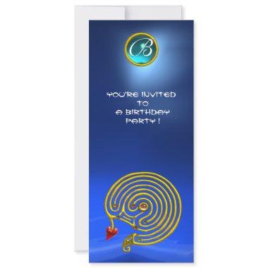 HYPER LABYRINTH ,Sapphire bright yellow blue
