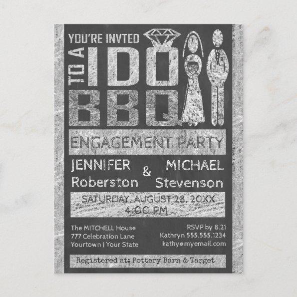 I Do | BBQ | Engagement Party Invitation PostInvitations