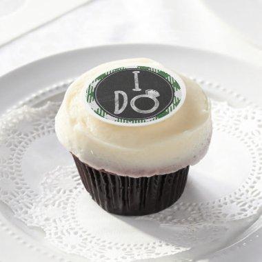 I Do BBQ Green Bridal & Wedding Shower Gluten Free Edible Frosting Rounds