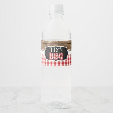 I Do BBQ Water Bottle Label