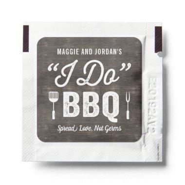 I Do BBQ Wedding Engagement Bridal Shower Favors Hand Sanitizer Packet