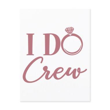 I Do Crew - Bachelorette Party Bridal Wedding PostInvitations