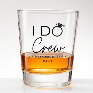 I Do Crew Bridal Party Bachelorette Party Favors Shot Glass