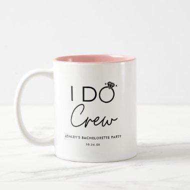 I Do Crew Bridal Party Bachelorette Party Favors Two-Tone Coffee Mug
