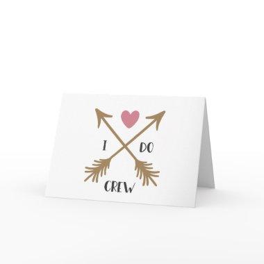I DO CREW Wedding Proposal