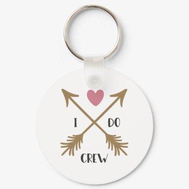 I DO CREW Wedding Proposal Keychain