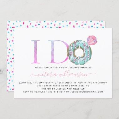 I Do | Donut Themed Bridal Shower Invitations