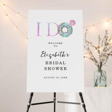 I Do | Donut Themed  Welcome Foam Board