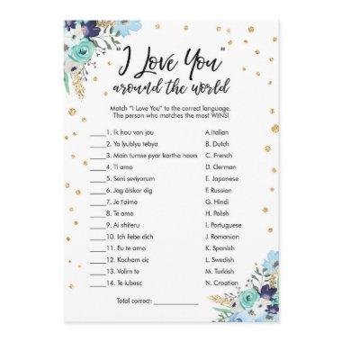 I Love You Around The World  Game