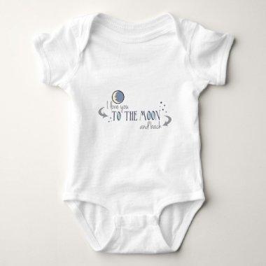 I Love You to the Moon and Back Baby Bodysuit