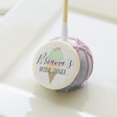 Ice Cream Bridal Shower Cake Pops