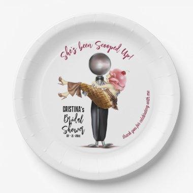 Ice cream Bridal Shower Scooped Up Paper Plates