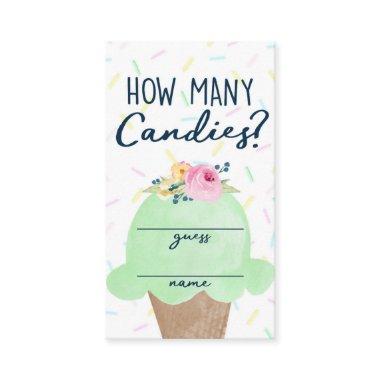 Ice Cream How Many Candies Game Guess