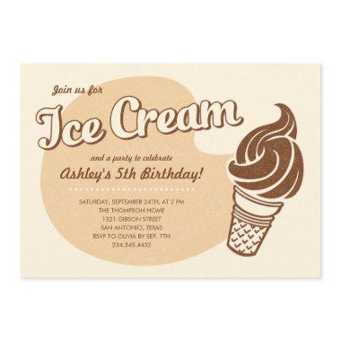 Ice Cream Invitations