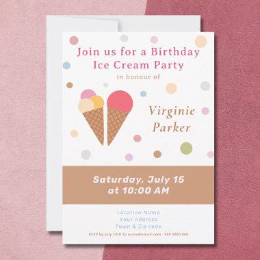 Ice Cream Party Birthday