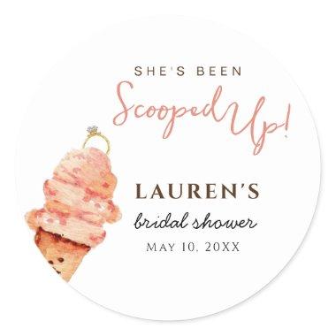 Ice cream Scooped up  Classic Round Sticker