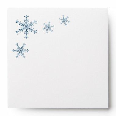 Icy Winter Snowflake  Envelope
