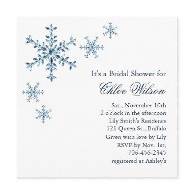 Icy Winter Snowflake