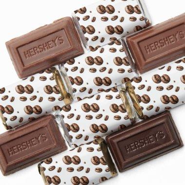 Illustrated Coffee Beans Hershey's Miniatures