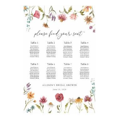 In Bloom Wildflower  Seating Chart
