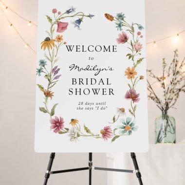 In Bloom Wildflower  Welcome Sign