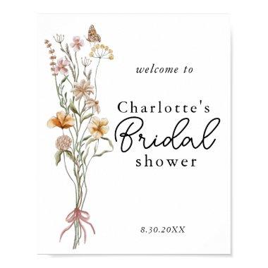 In Bloom Wildflower  Welcome Sign