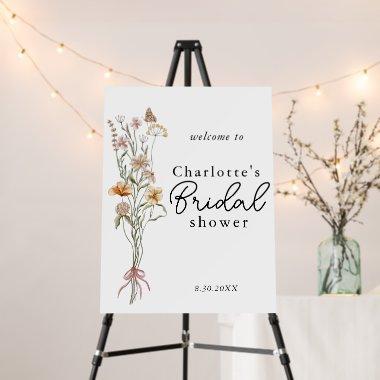 In Bloom Wildflower  Welcome Sign