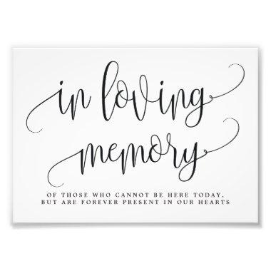 In Loving Memory Sign Choose Your Size Lovely